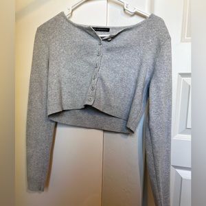 Brandy Melville button up sweater